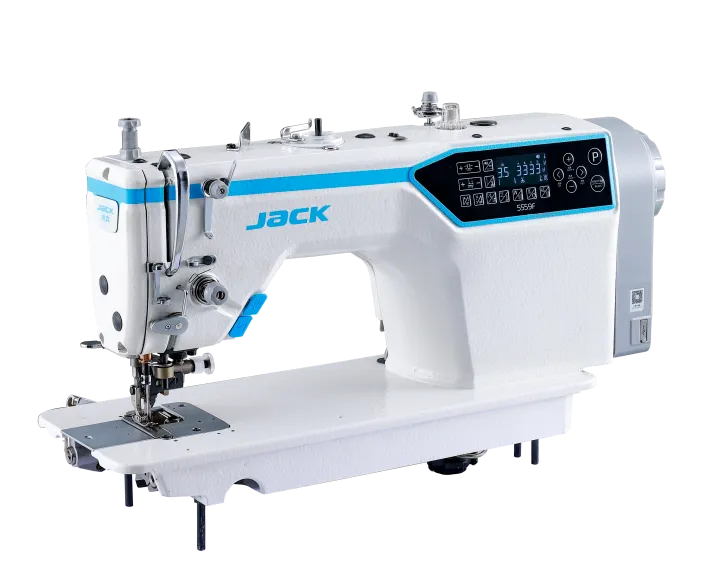 Side cutter stepping computer lockstitch sewing machine